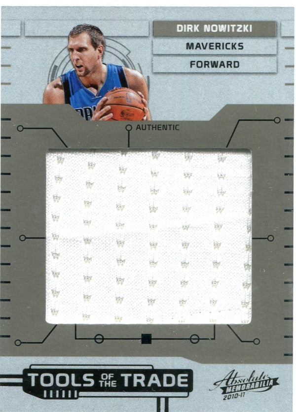 Dirk Nowitzki Absolute Memorabilia Tools of the Trade Jersey Card