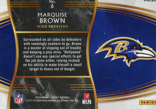 Marquise Brown 2019 Panini Select Card