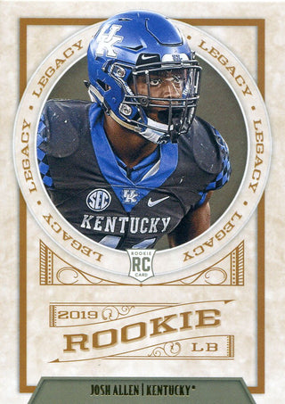 Josh Allen 2019 Panini Legacy Rookie Card