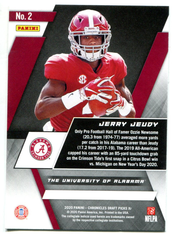 Jerry Jeudy 2020 Panini Chronicles Draft Picks Xr Rookie Card