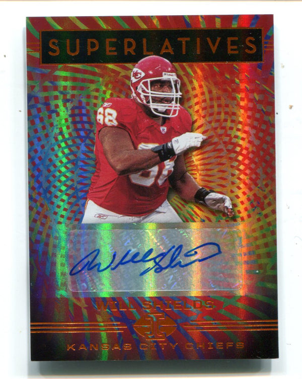 Will Shields 2020 Illusions Superlatives #SU40 Autographed Card