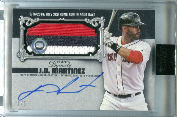 J.D. Martinez Signed Baseball, Autographed J.D. Martinez Baseball