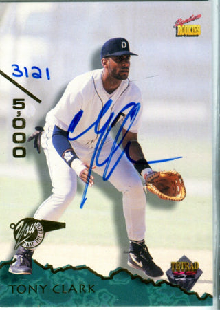 Tony Clark 1995 Signature Rookies Autographed Card