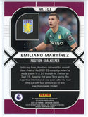 Emiliano Martinez 2021-22 Panini Obsidian Soccer Card #101 1/3
