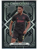 Jurrien Timber 2021-22 Panini Obsidian Soccer Rookie Card #161