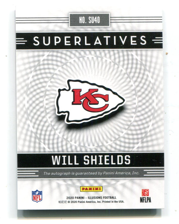 Will Shields 2020 Illusions Superlatives #SU40 Autographed Card