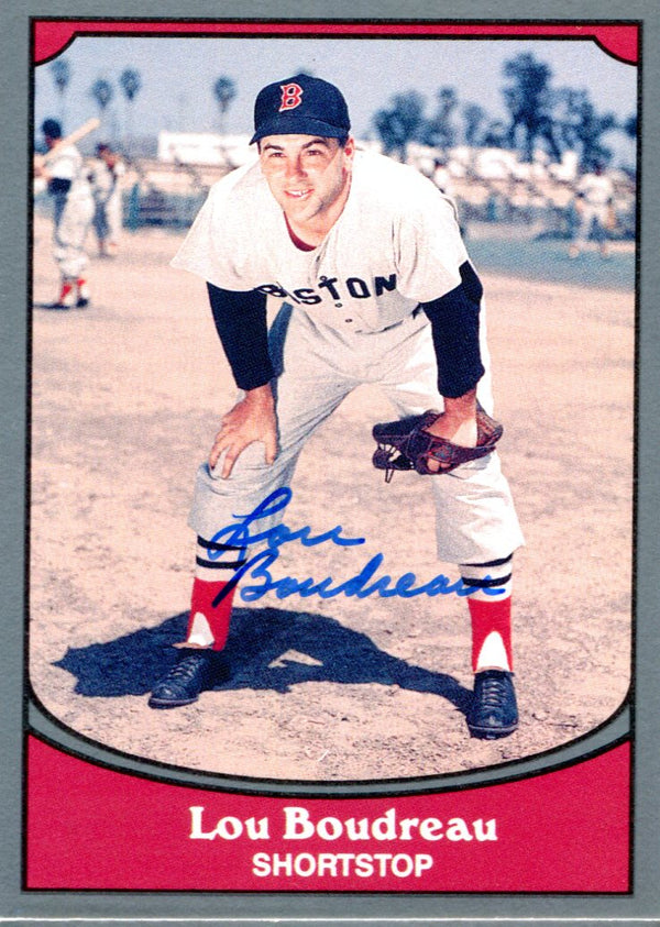 Lou Boudreau Autographed 1990 Pacific Card #9