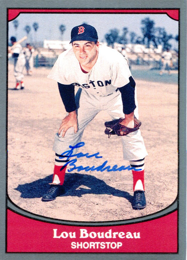 Lou Boudreau Autographed 90' Pacific Card