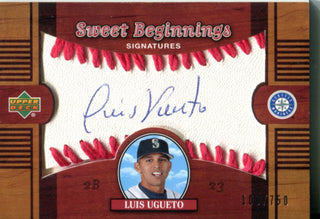 Luis Ugueto Upper Deck Sweet Beginnings Autographed Card 100/750