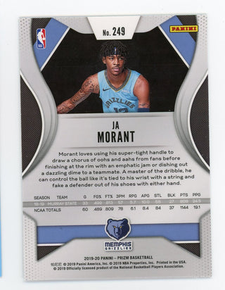 Ja Morant 2019-20 Panini Prizm #249 Card