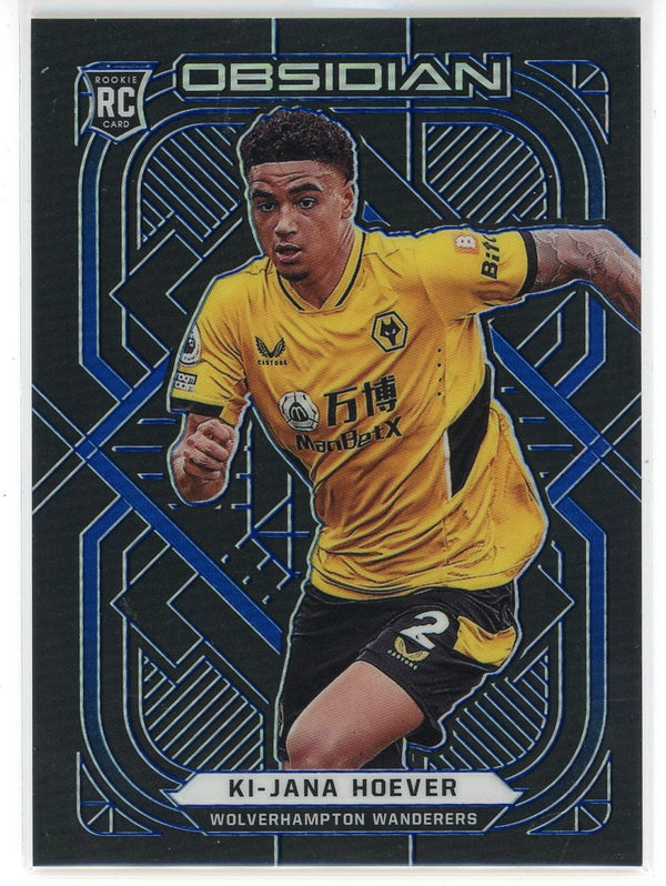 Ki-Jana Hoever 2021-22 Panini Obsidian Soccer Rookie Card #80