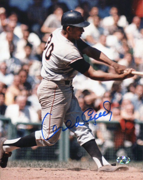 Orlando Cepeda Autographed Giants 8x10 Photo