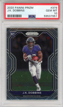 JK Dobbins 2020 Panini Prizm Rookie Card #379 (PSA)