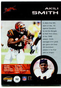 Akili Smith Bengals Authentic Game Worn Jersey Card Invincible 184/750