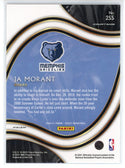 Ja Morant 2020-21 Panini Select Courtside Red Prizm Card #255