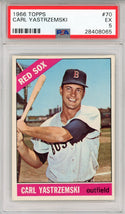 Carl Yastrzemski 1966 Topps Card #70 (PSA EX 5)