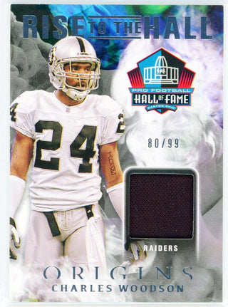 Charles Woodson 2021 Panini Origins Rise to the Hall Patch Card #RH-CW