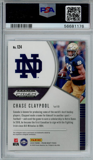 Chase Claypool Graded 9 Rookie Card 