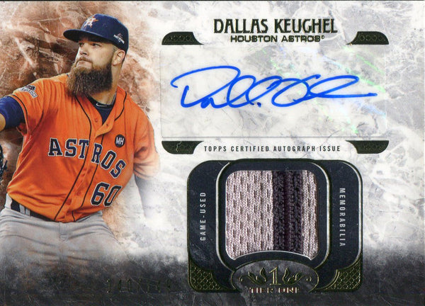 Dallas Keuchel Autographed 2016 Topps Tier One Jersey Card