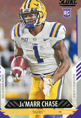 Ja'Marr Chase 2021 Panini Score Rookie Card