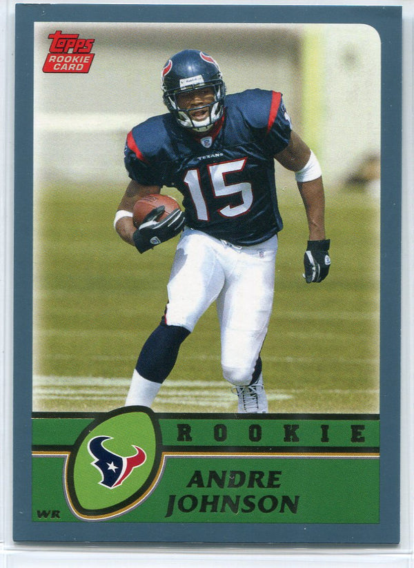 Andre Johnson 2003 Topps Rookie Card
