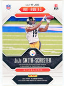 JuJu Smith-Schuster 2021 Panini Playbook Hot Routes Patch Card #HR-JSS