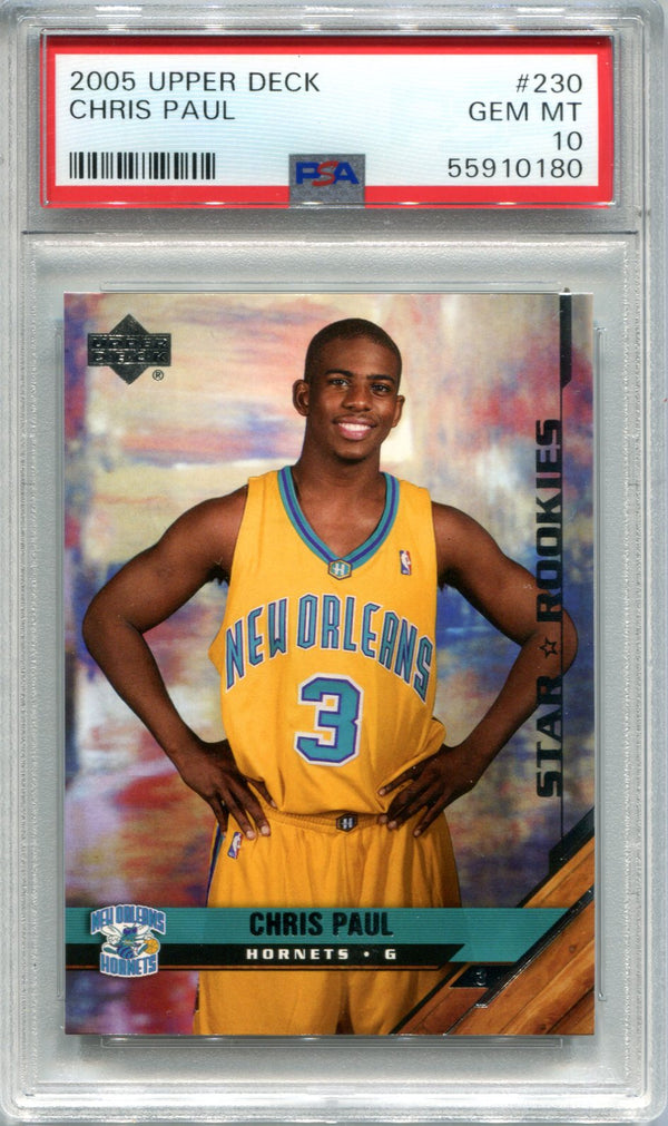 Chris Paul 2005 Upper Deck #230 PSA Gem MT 10 Card