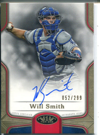 Will Smith Autographed 2020 Topps Tier One Break Out Card 52/299
