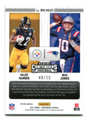 Mac Jones & Najee Harris Round 1 Numbers Panini Contenders Optic Card 48/50
