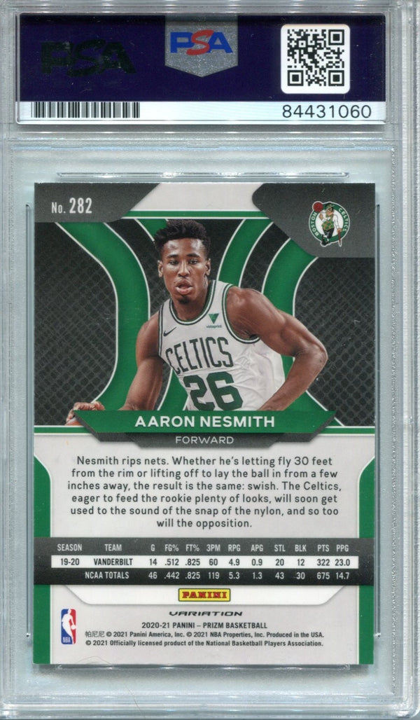 Aaron Nesmith 2020-21 Panini Origins #84 PSA Auto GEM MT 10 RC /75