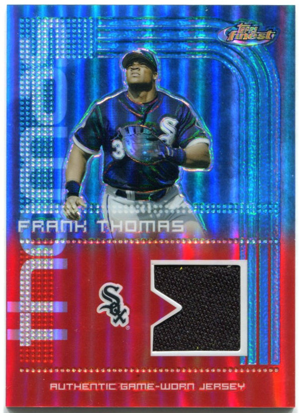 Frank Thomas 2004 Topps Finest Authentic Game Worn Jersey Card