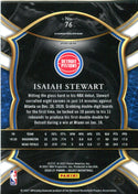 Isaiah Stewart 2020 Panini Select Concourse Silver Rookie Card #76