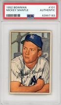 Mickey Mantle 1952 Bowman Card #101 (PSA)