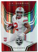JK Dobbins 2020 Panini Chronicles Draft Picks Limited Rookie Card
