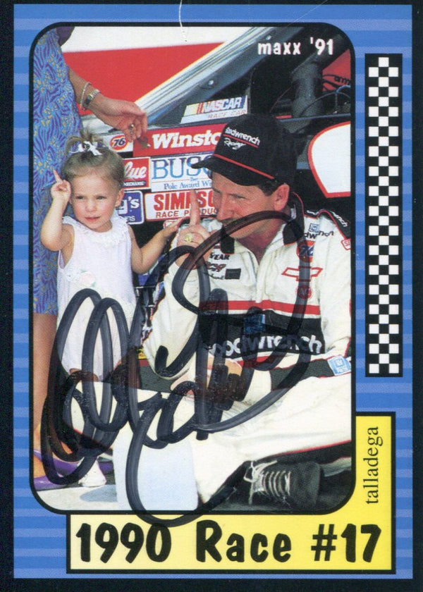 Dale Earnhardt Autographed / Signed 1991 Maxx No.187 of 240 Racing Card