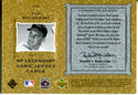 Ted Kluszewski 2001 Upper Deck Game Used Jersey Card