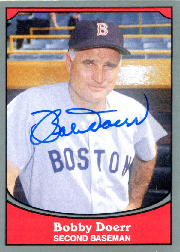 Bobby Doerr Autographed 1990 Pacific Card #21