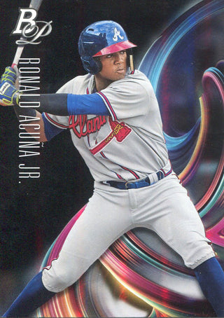 Ronald Acuna 2018 Bowman Platinum Rookie Card