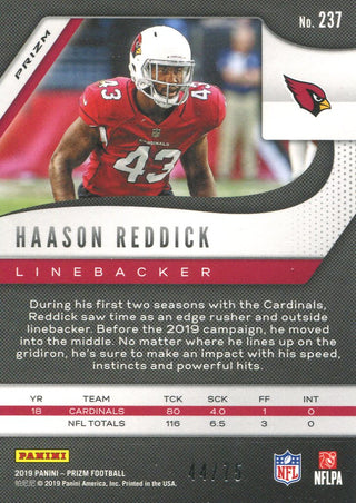 Haason Reddick 2019 Panini Prizm Green Scope Card 44/75