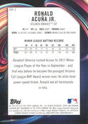 Ronald Acuna 2018 Bowman Platinum Rookie Card Back