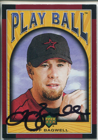 Jeff Bagwell Autographed 2004 Upper Deck Play Ball Card (JSA)