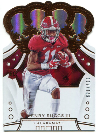 Henry Ruggs III 2020 Panini Chronicles Draft Picks Crown Royale Rookie Card