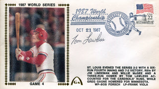 Tom Lawless Autographed First Day Cover