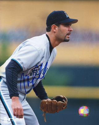 Mike Lowell Autographed Florida Marlins 8x10 Photo