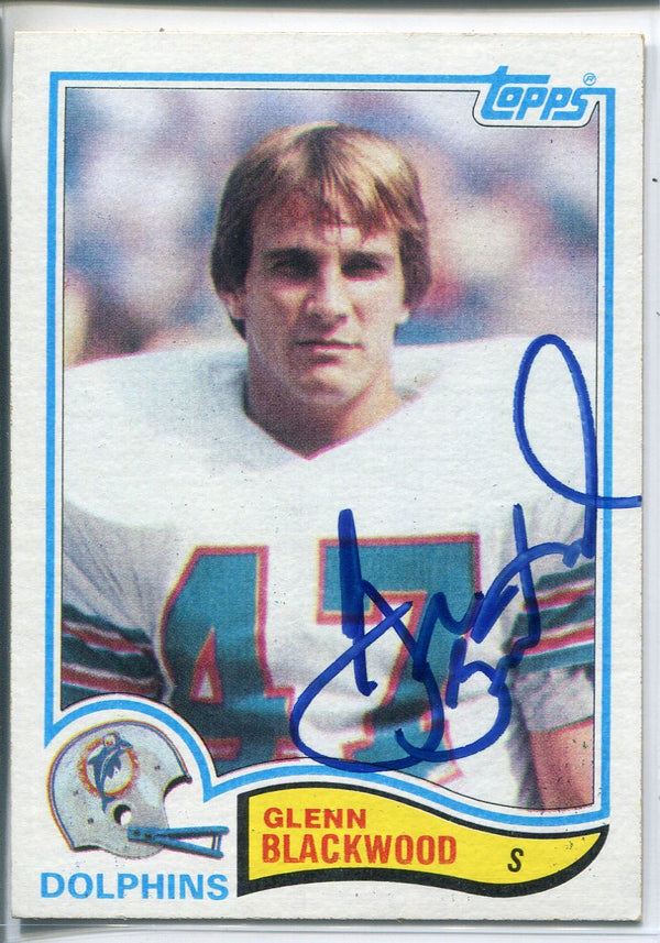 Glenn Blackwood Autographed 1982 Topps Card