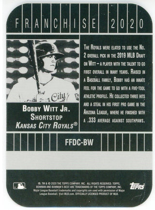 Bobby Witt Jr. 2020 Bowman's Best Franchise 2020 Card #FFDC-BW