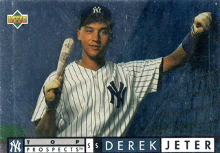 Derek Jeter 1994 Upper Deck Unsigned Top Prospects Card