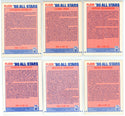 1990-91 Fleer All-Stars Sticker Set (1-12)
