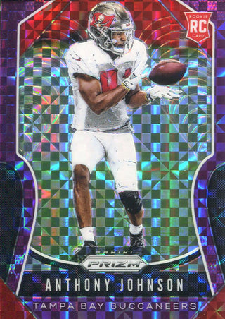 Anthony Johnson 2019 Panini Prizm Purple Power Rookie Card 49/49