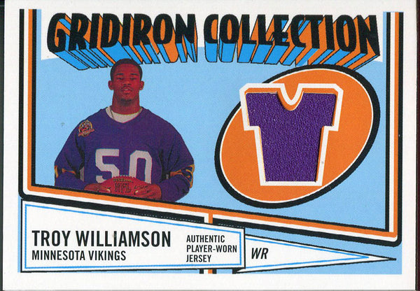 Troy Williamson Unsigned 2006 Topps Jersey Card